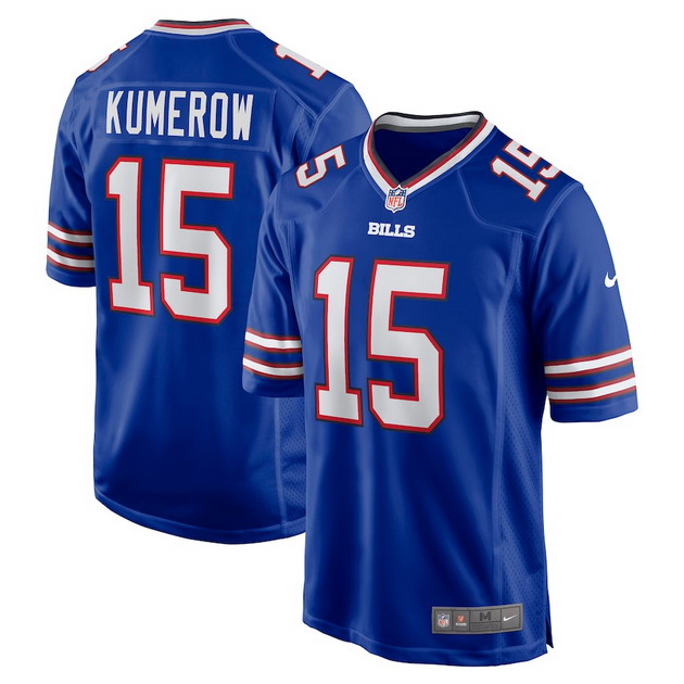 mens nike jake kumerow royal buffalo bills game player jersey